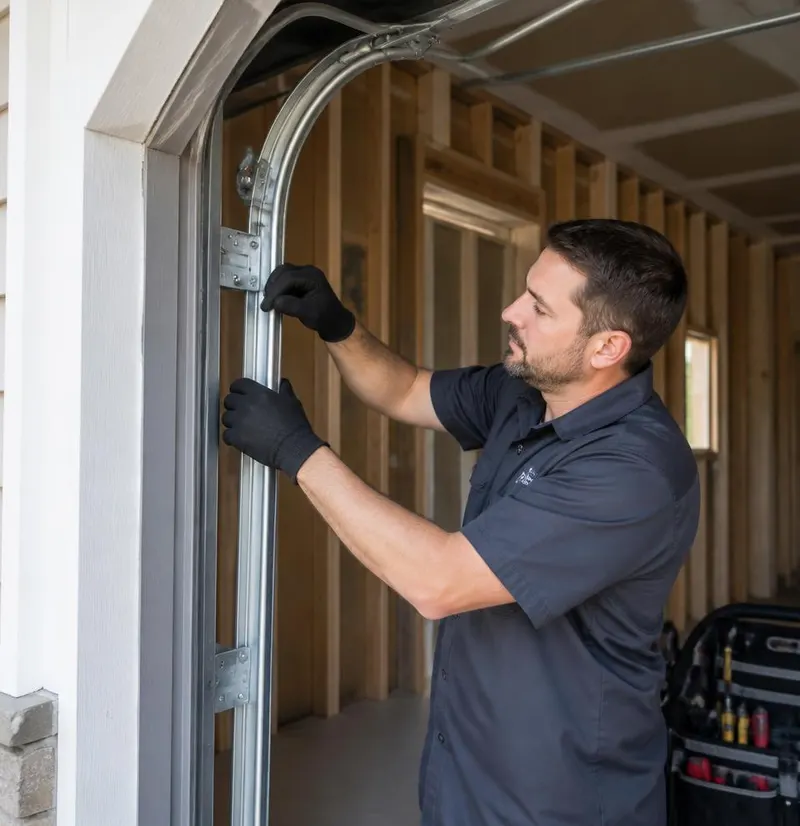 Off Track Door Repair in Stuart